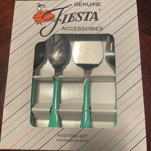 Fiesta Hostess Set NIB Retired Seamist